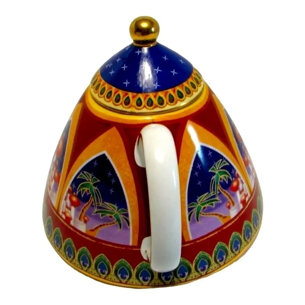 Designer Anthony Mark Hankins Teapot Arabian Scenes Signed